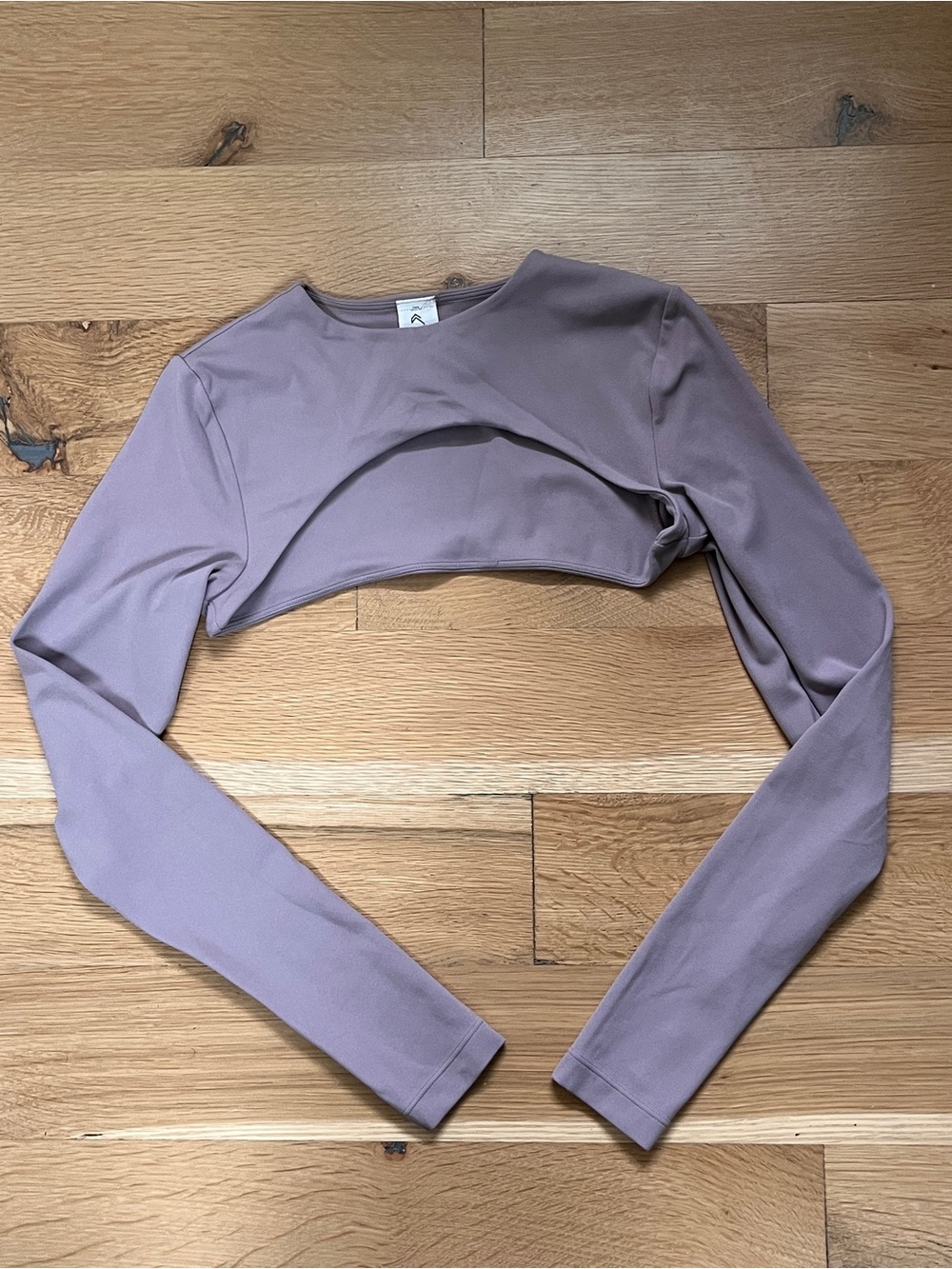 Oner Active longsleeve shrug workout top size XS in dusty purple